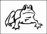 Frog Coloring Pages Printable Color Kids Print Princess Library Clipart sketch template