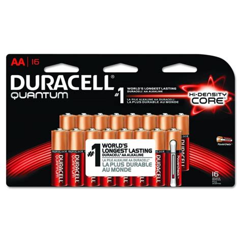 Duracell Quantum Aa Alkaline Batteries With Duralock Power Preserve