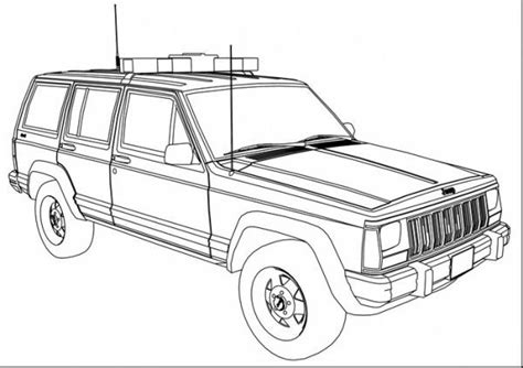 jeep coloring pages printable  coloringfoldercom cars coloring