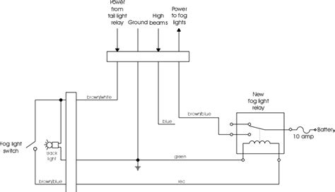fog light wiring diagram  relay headcontrolsystem