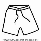 Shorts Coloring Getcolorings sketch template
