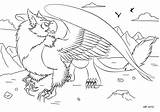 Griffon Coloring Designlooter Reds Shaded Darkly Shadow sketch template