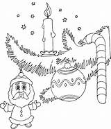 Coloring Christmas Decorations Pages Ornaments Printable Holiday Recommended sketch template