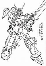 Gundam Unicorn Mewarnai Colorear sketch template