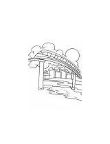 Coloring Monorail Elevated Printable sketch template