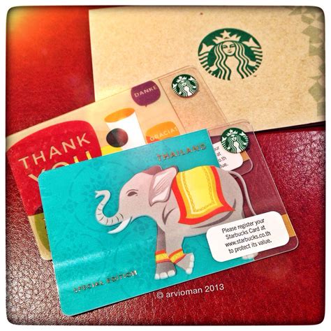 Thailand Limited Edition Starbucks Card