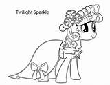 Coloring Pony Twilight Little Sparkle sketch template