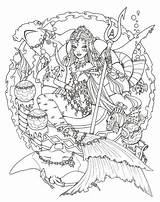 Intricate Empress sketch template