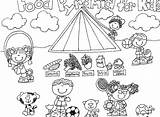 Coloring Pages Body Preschool Human Getcolorings sketch template