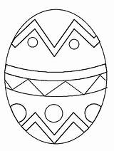 Coloring Easter Pages Egg Colouring Color Printable sketch template