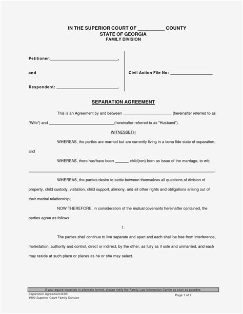 printable nj divorce forms  printable