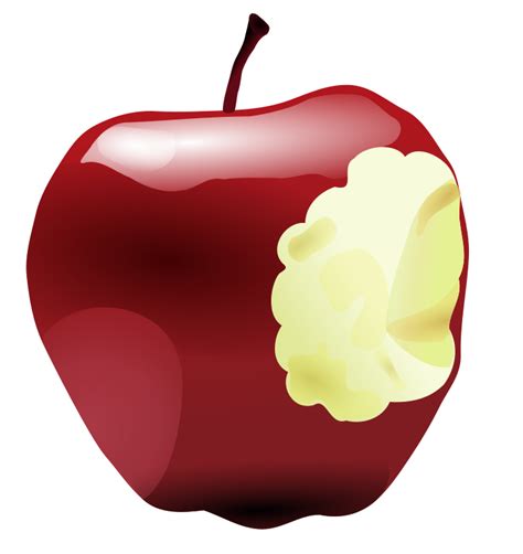file apple bitten svg wikimedia commons