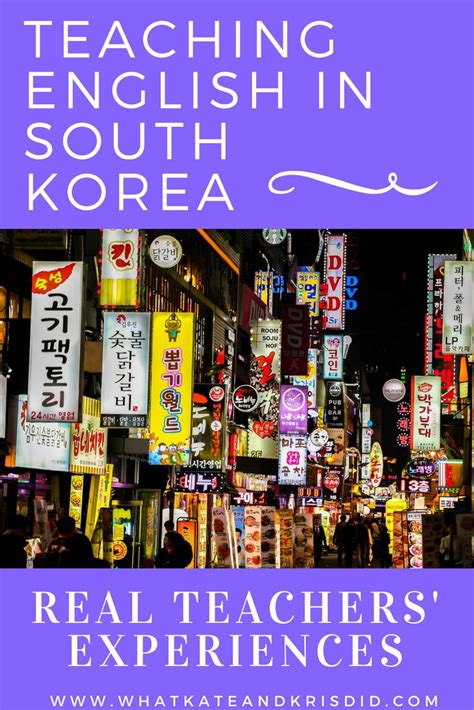 Experiences As An English Teacher In South Korea Teaching English