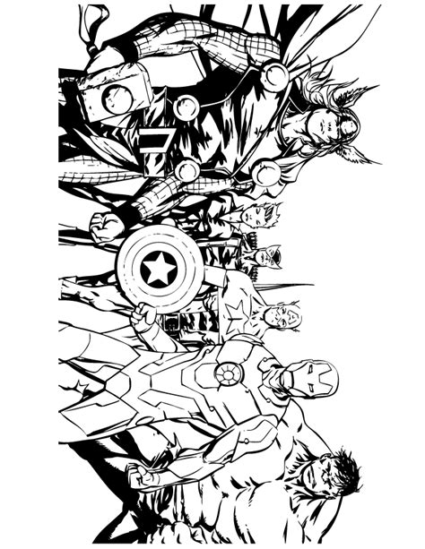 comic book coloring pages    print