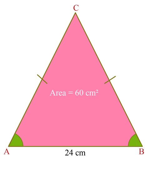 isosceles triangle solved examples geometry cuemath