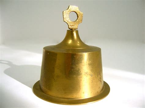 brass bell ring    year wedding  freshretrogallery