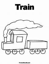 Underground Pages Railroad Coloring Trains Train Colouring sketch template