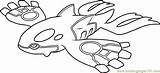 Kyogre Pokémon Coloriage Primal Starklx Sheets sketch template