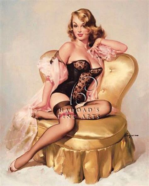 Lola By Gil Elvgren Giclee Stretch Canvas Sexy Pin Up Nude