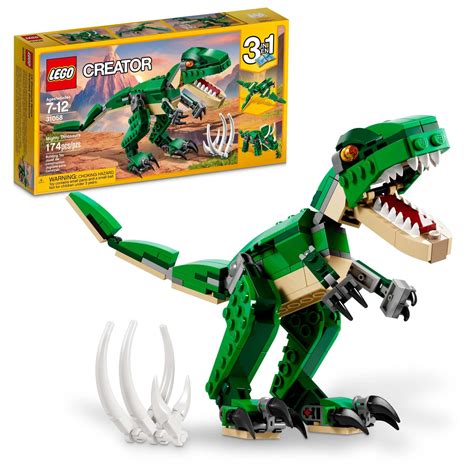 buy legocreator    mighty dinosaur toy transforms   rex