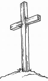 Cross Crosses Rugged Cliparts Clipart Coloring Template Pages Angled Sketch Pic Solitary Wait sketch template