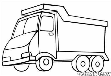coloring page toy truck