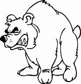 Bear Coloring Angry Face Drawing Pages Easy Wecoloringpage Fierce Clipart Polar Clipartmag Paintingvalley Panda Animals Getcolorings Drawings Bears sketch template