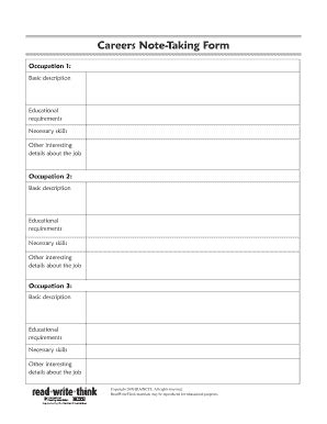 careers note  form fill  sign printable template