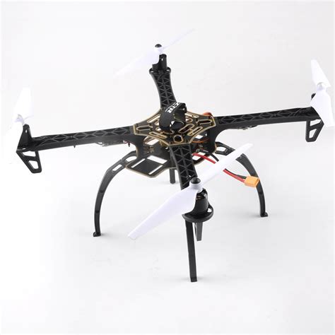 black  quadcopter drone starter kit  ccd  deluxe flight controller  esc  kv