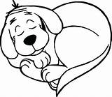 Clifford Coloring Pages Puppy Getcolorings Pa sketch template