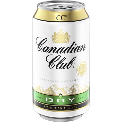 canadian club mid dry ml  pack liberty liquors