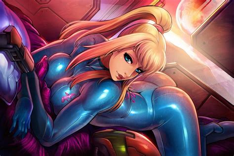 Anime Girl Hot Body Metroid Pdm118 Custom Print Wall Art