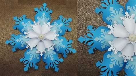 How Beautiful It Is To Make A Paper Snowflake Paper Snowflakes