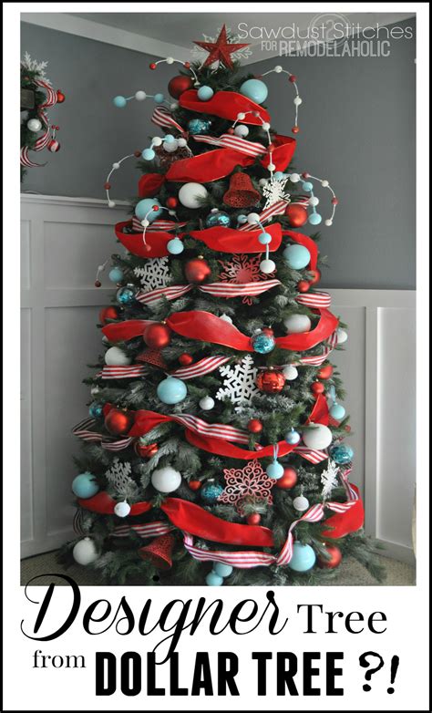 remodelaholic   decorate  christmas tree
