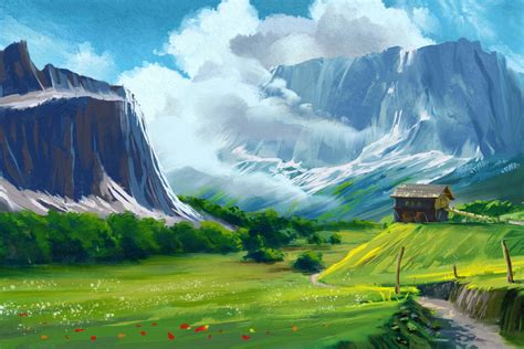 tips  create  perfect landscape painting blog esca