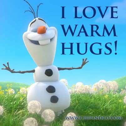 love warm hugs characters pinterest warm hug hug  olaf
