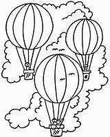 Printable Mongolfiera Colorare Ballon Mongolfiere sketch template
