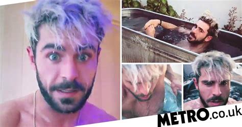 zac efron has a freezing ice bath after intense workout just like a pro