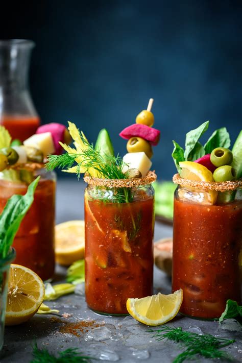 ultimate bloody mary bar crowded kitchen