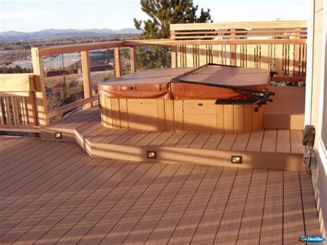 unique spa decks decktec outdoor designs