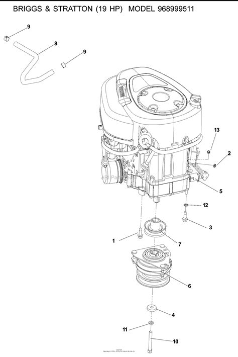 husqvarna     parts diagram  engines