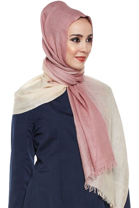 cotton candy ombre pashmina hijab  tone hijabs