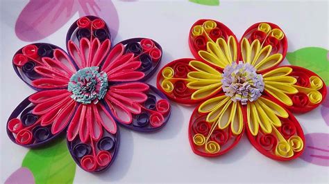 Paper Quilling Flower Simple Paperquillingflowerspattern 273