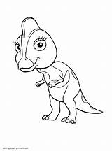 Dinosaur Train Coloring Pages Printable Dinosaurs Animated Series Cartoon sketch template