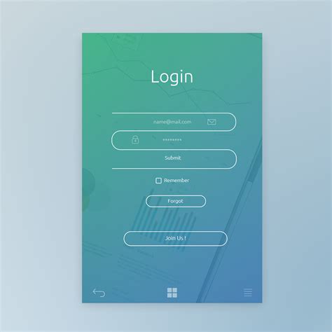 login page design  behance login page design mobile app design inspiration login design