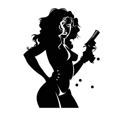13 8 17 9cm Sexy Woman With Guns Bumper Sticker Personalized Motorcycle