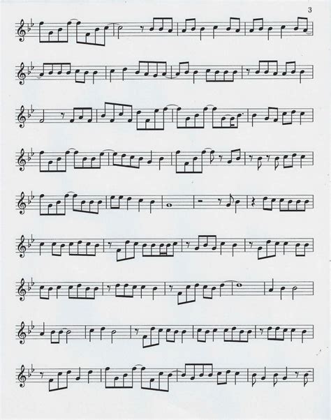 flute and tenor sax sheet music mine