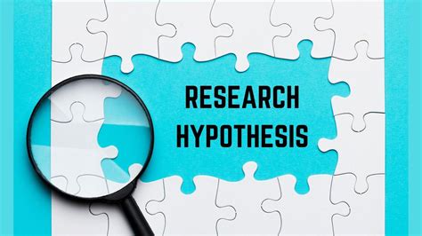 formulate  research hypothesis   write  research