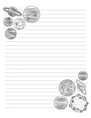 printable nature writing templates page