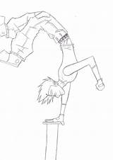 Parkour Drawing Boy Getdrawings sketch template